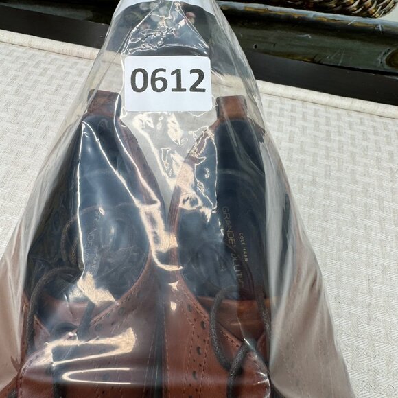 Cole Haan Mens Size 12M Grand Evolution Leather Wingtip Oxford Shoes Brown - Picture 8 of 9